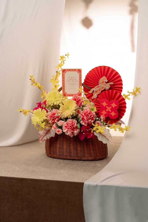 GARNET – ARTIFICIAL ARRANGEMENT BASKET