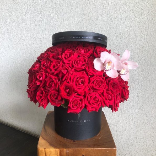 RED PASSION ROUND BOX